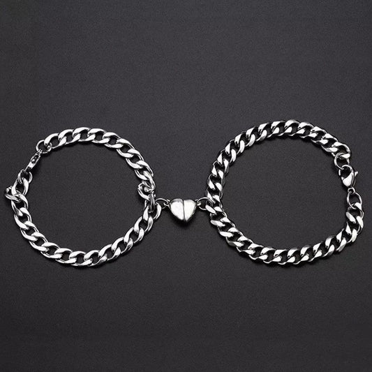 Magnetic Heart Couple Bracelets