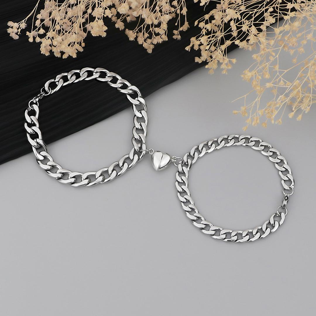 Magnetic Heart Couple Bracelets