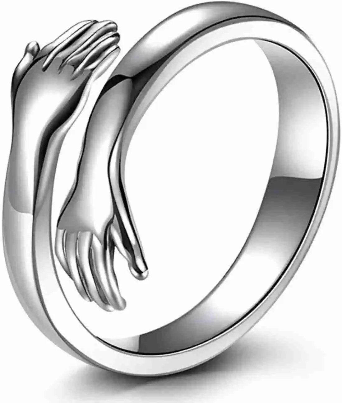 finger hugging hand ring