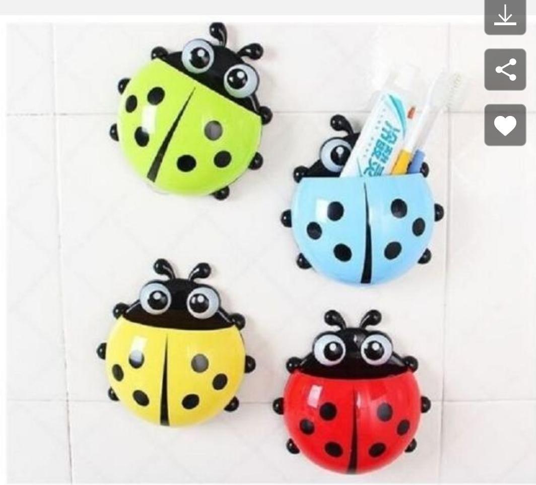 Ladybug Toothbrush Holder (Pack of 4)