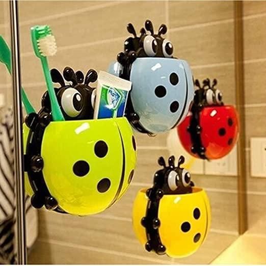 Ladybug Toothbrush Holder (Pack of 4)