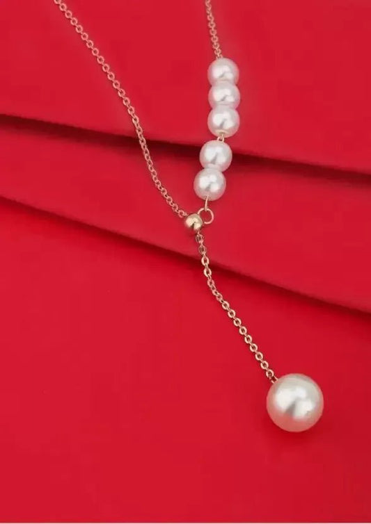 Pearl Lariat Necklace